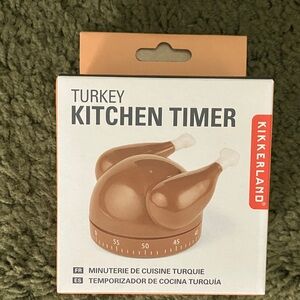 Kikkerland Turkey kitchen timer NIB
